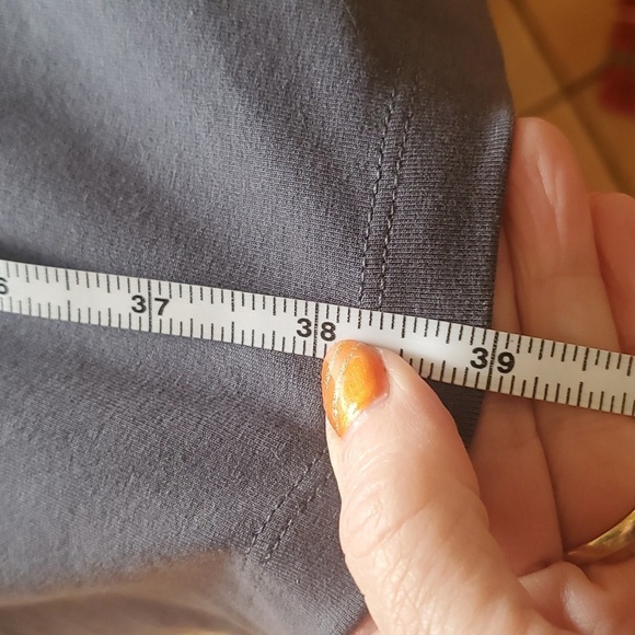 Athleta Neck Long Sleeve Black Midi Sz. M Dress - Picture 8 of 9